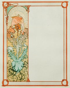 "The Prince Father's Heart" and "Jaufre's Feared Affection" by Alphonse Mucha