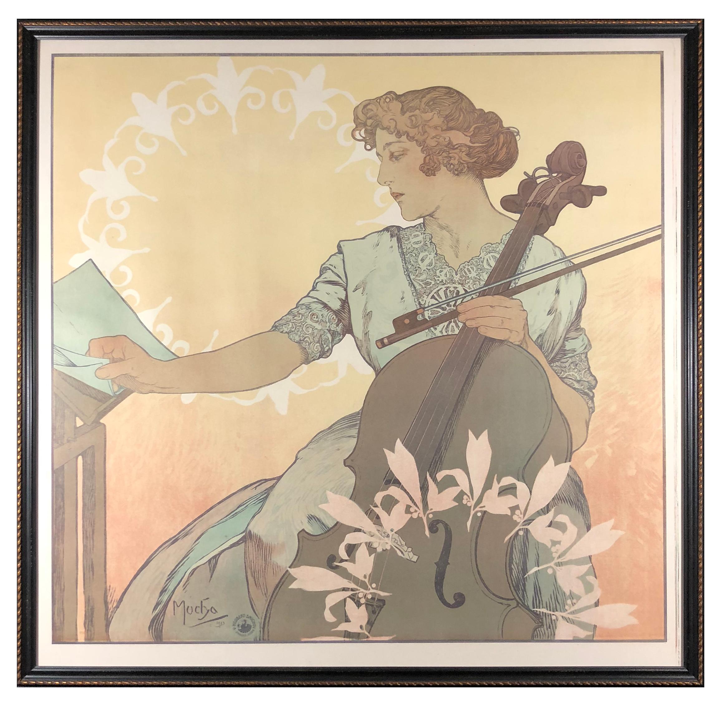 Zdenka Cerny - Print by Alphonse Mucha