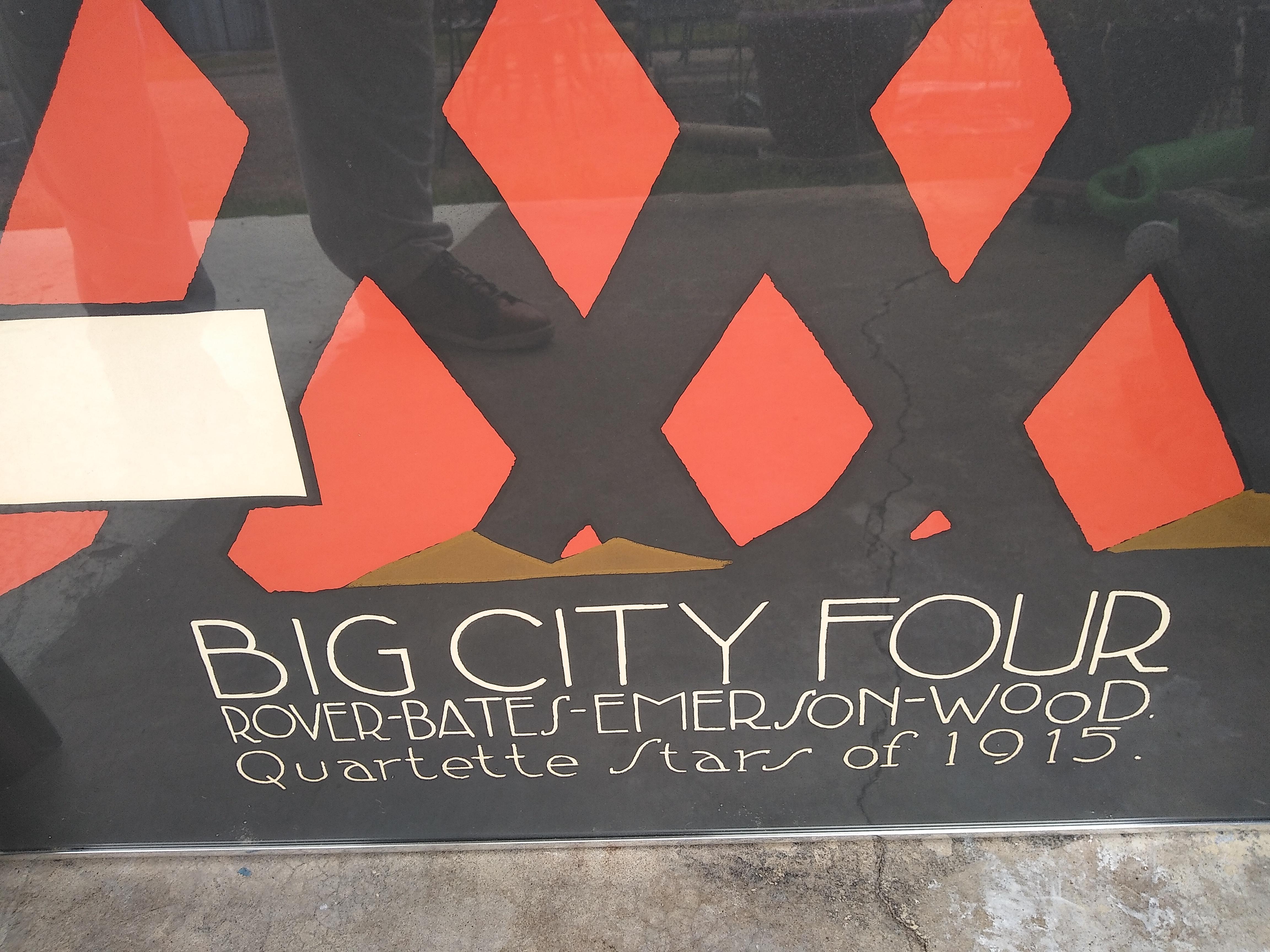 Art déco Affiche Big City Four d'Alphonso Iannelli