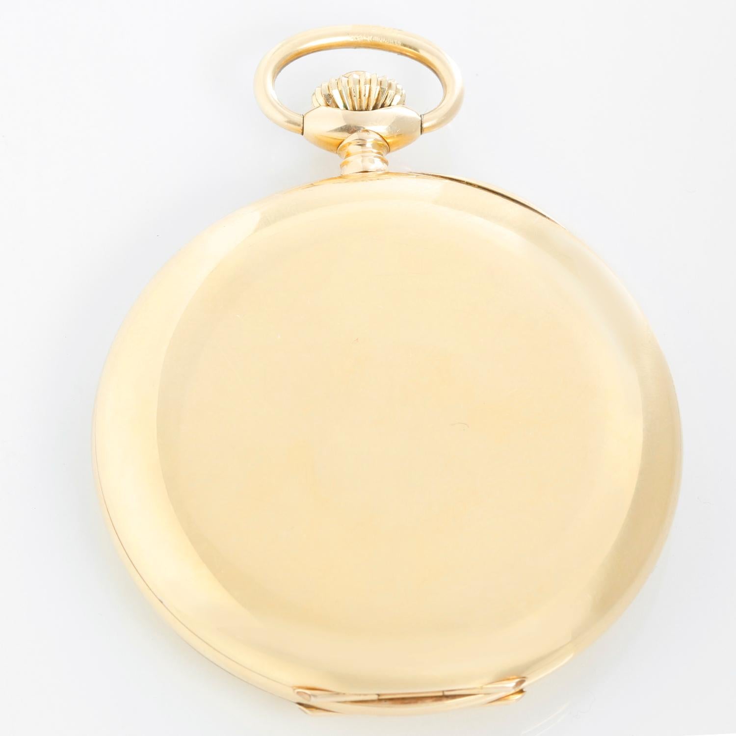 Alpina Montre de poche en or jaune 14 carats Excellent état - En vente à Dallas, TX