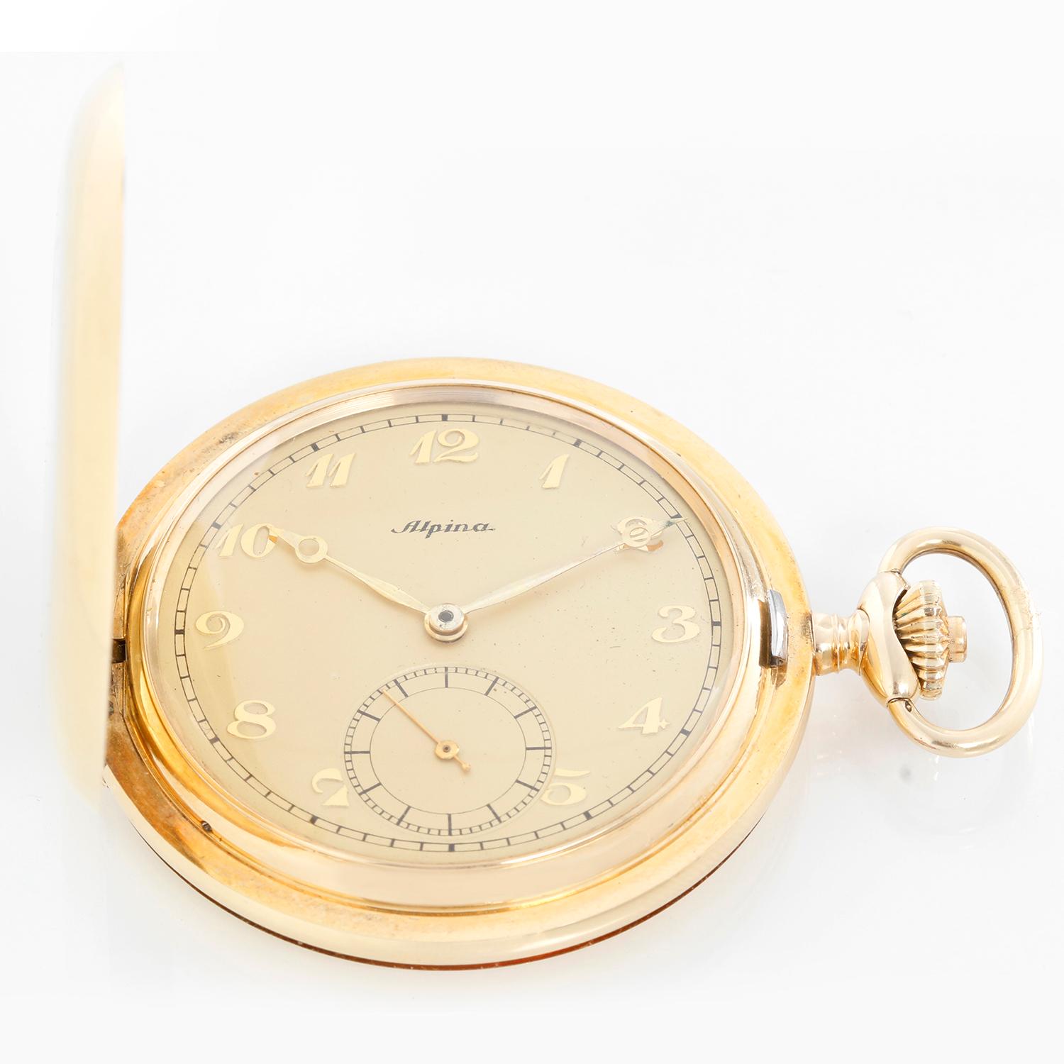 alpina gold watch