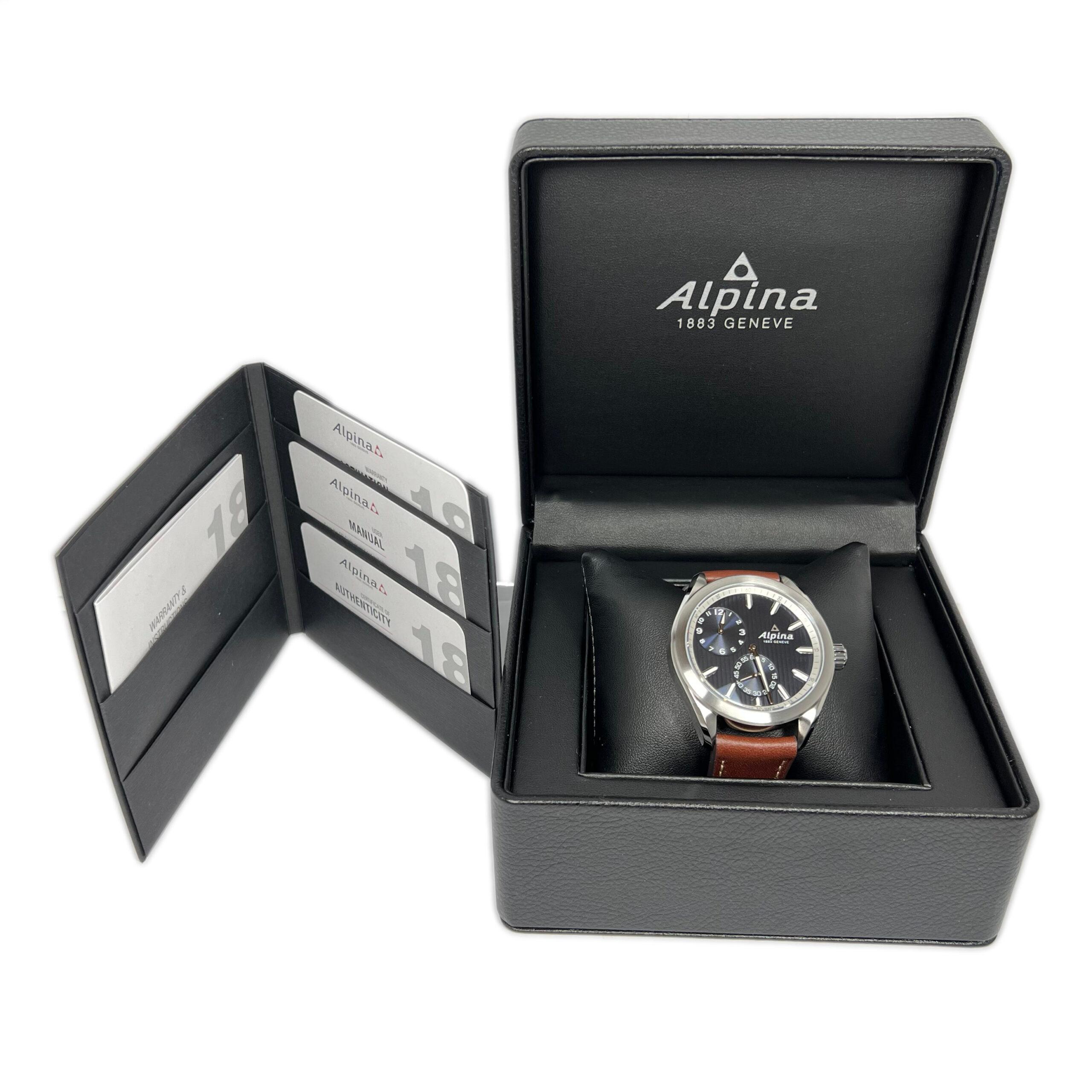 Alpina Alpiner Regulator Stainless Steel Men’s Watch, AL-650NNS5E6 In New Condition For Sale In North Miami Beach, FL
