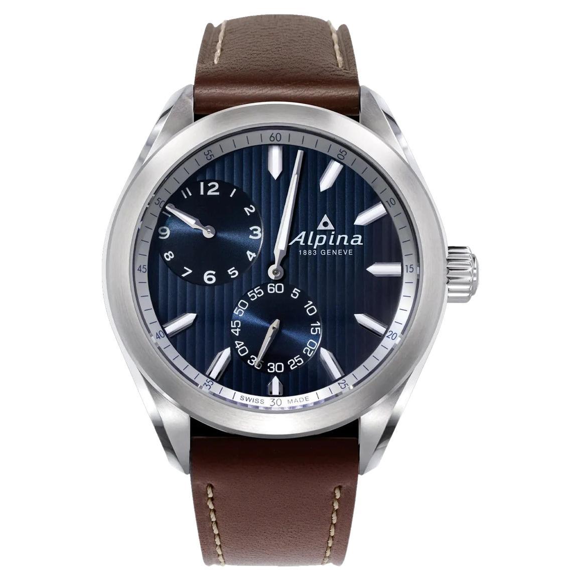 Alpina Alpiner Regulator Stainless Steel Men’s Watch, AL-650NNS5E6 For Sale