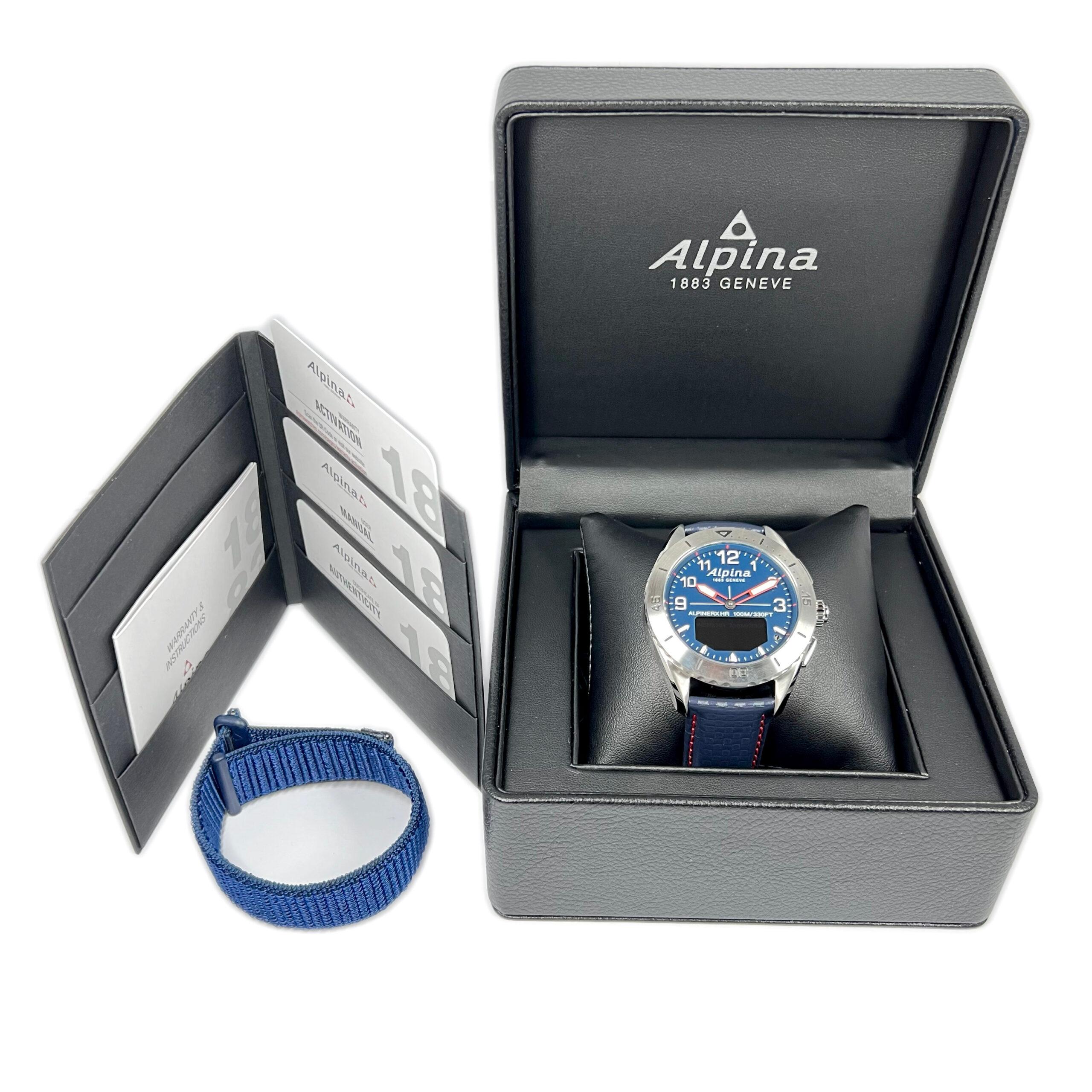 Alpina AlpinerX Alive Stainless Steel Men’s Watch, AL-284LNNR5SSAQ6L In New Condition For Sale In North Miami Beach, FL