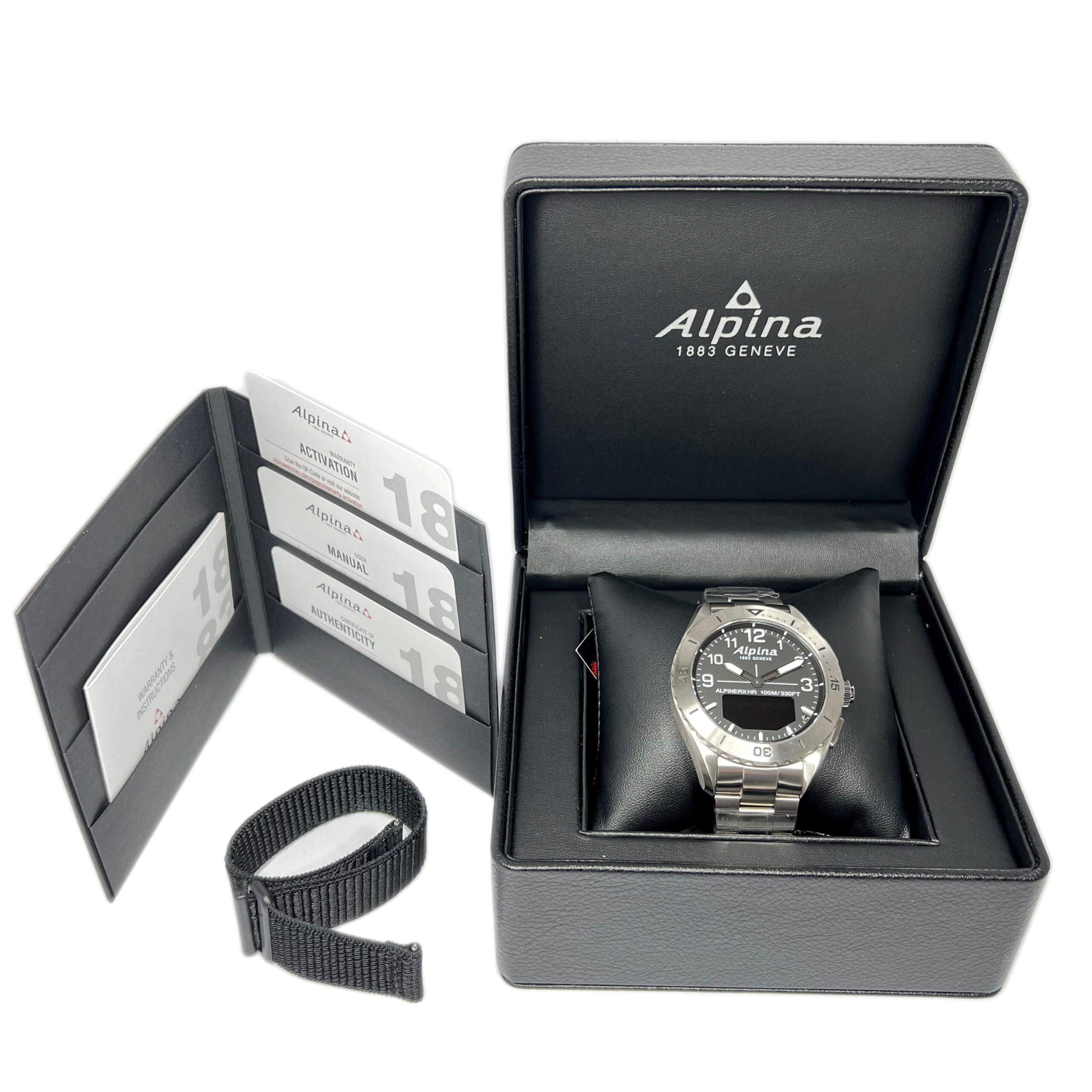 Montre Hommes Alpina AlpinerX Alive Titanium, AL-284LBBW5TAQ1B Pour hommes en vente