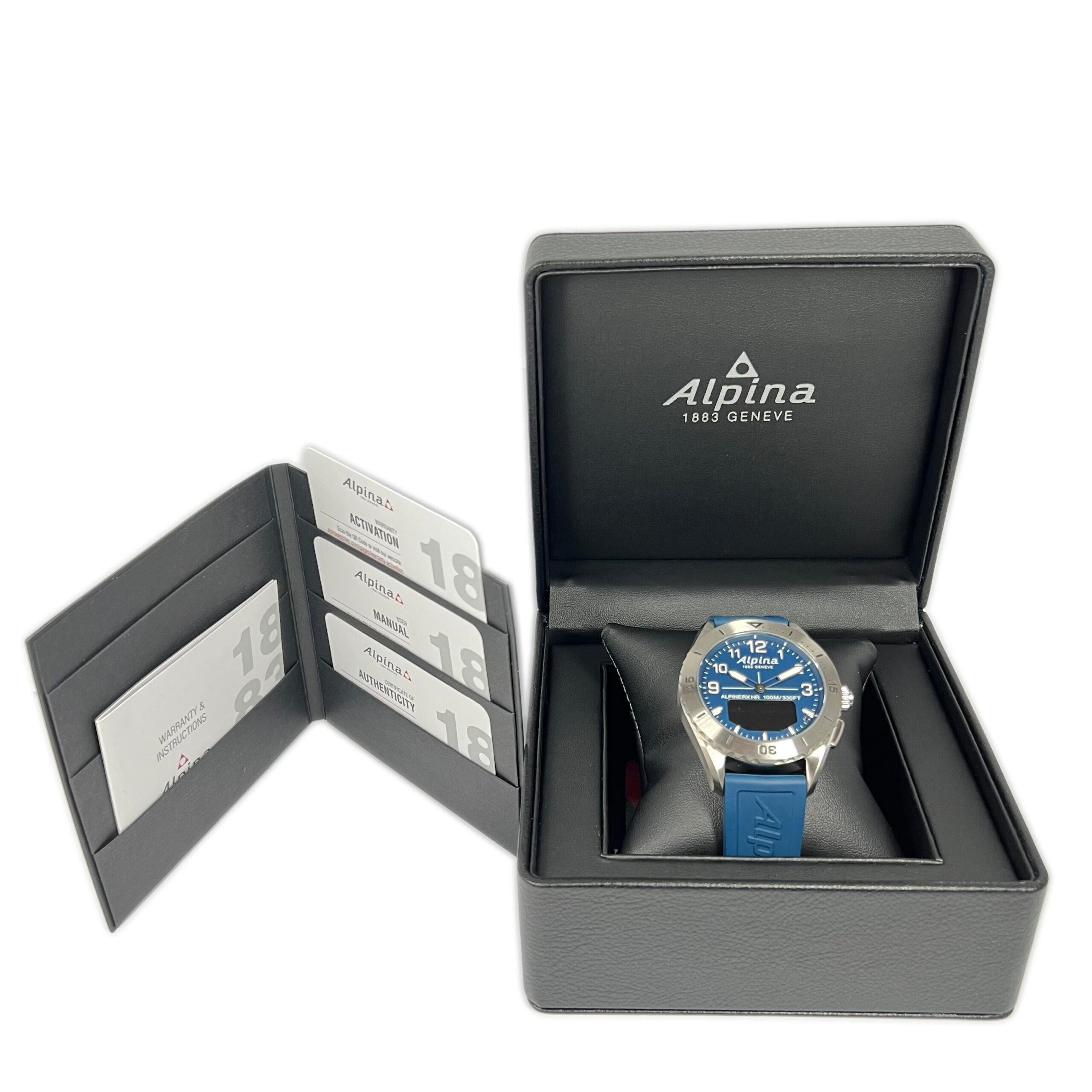 Montre Alpina AlpinerX Alive Titanium pour homme, AL-284LNN5TAQ1 Pour hommes en vente