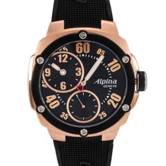 Orologio Alpina Avalanche Extreme 48 mm al650x5ae24/6 in gomma rosa a carica manuale