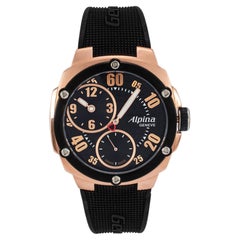 Orologio Alpina Avalanche Extreme 48 mm al650x5ae24/6 in gomma rosa a carica manuale