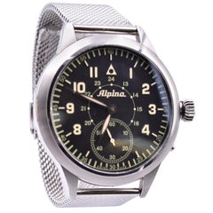 Alpina Heritage Pilot MKII Mechanical Watch AL-435LB4SH6 Limited Edition