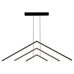 Alpine APC60 Contemporary Geometric Modern LED Chandelier Light Fixture