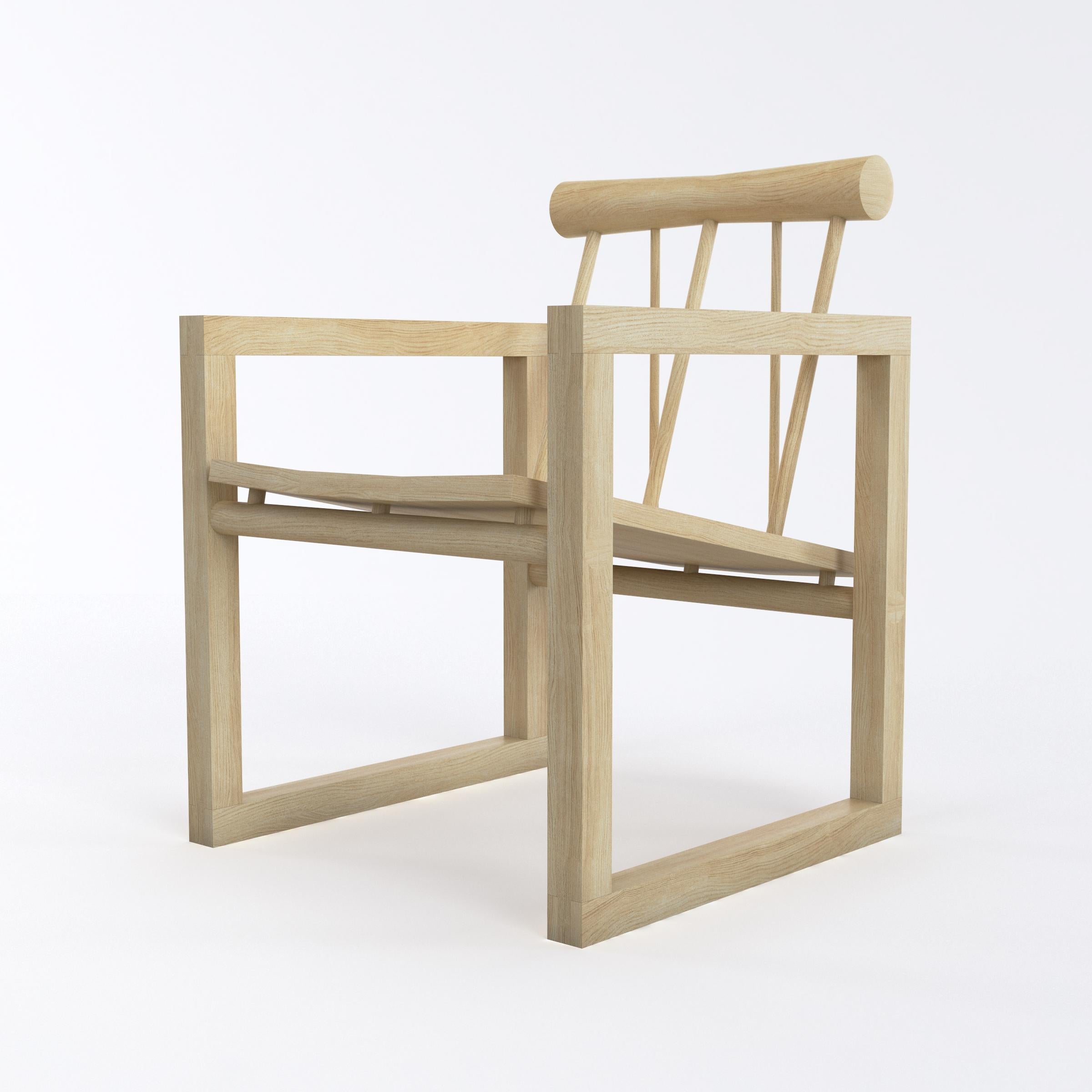 Silla Alpine by Oxford Street Furniture Ceniza en venta