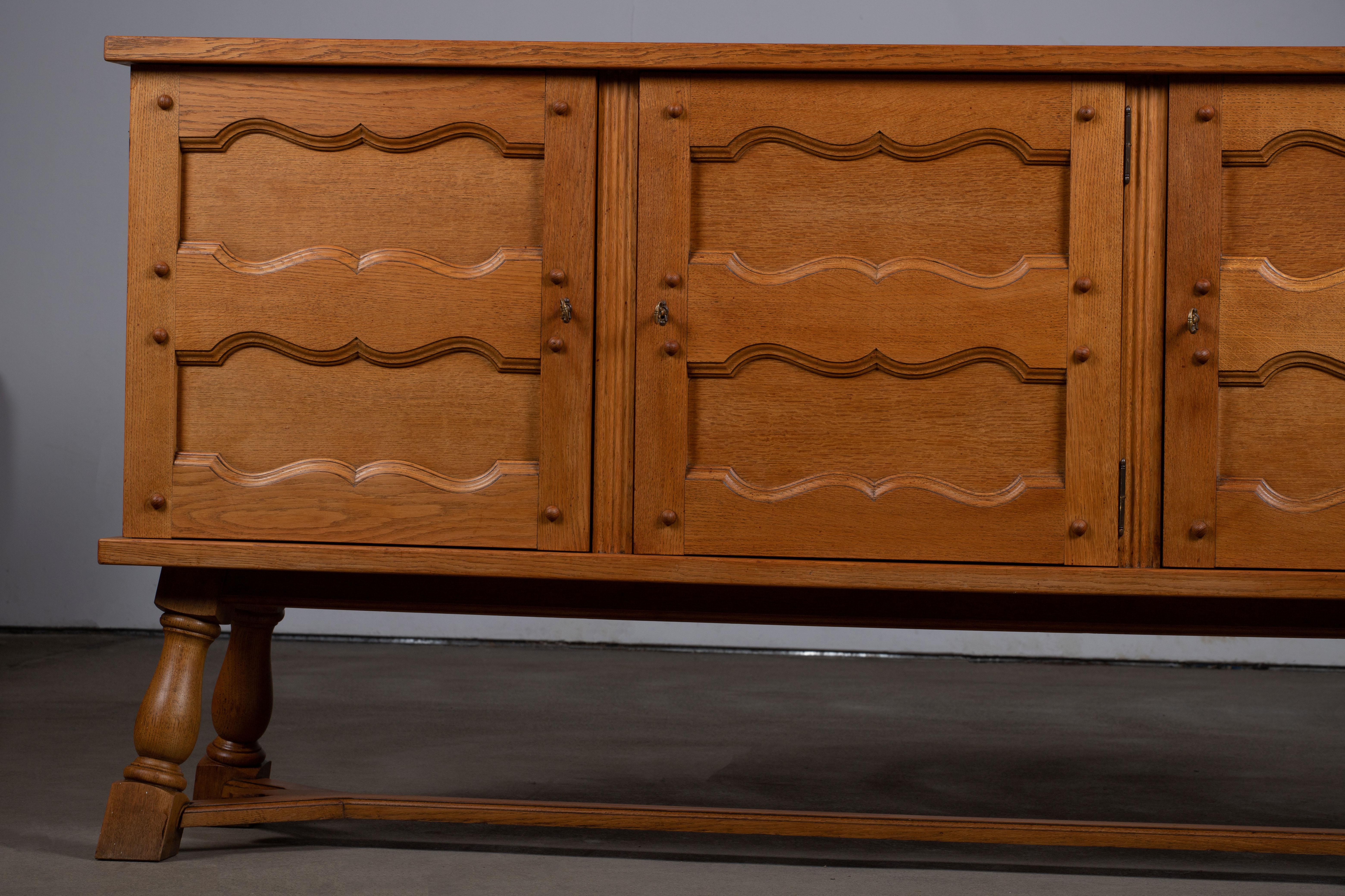 French Alpine Chalet Chic Sideboard, France, 1960