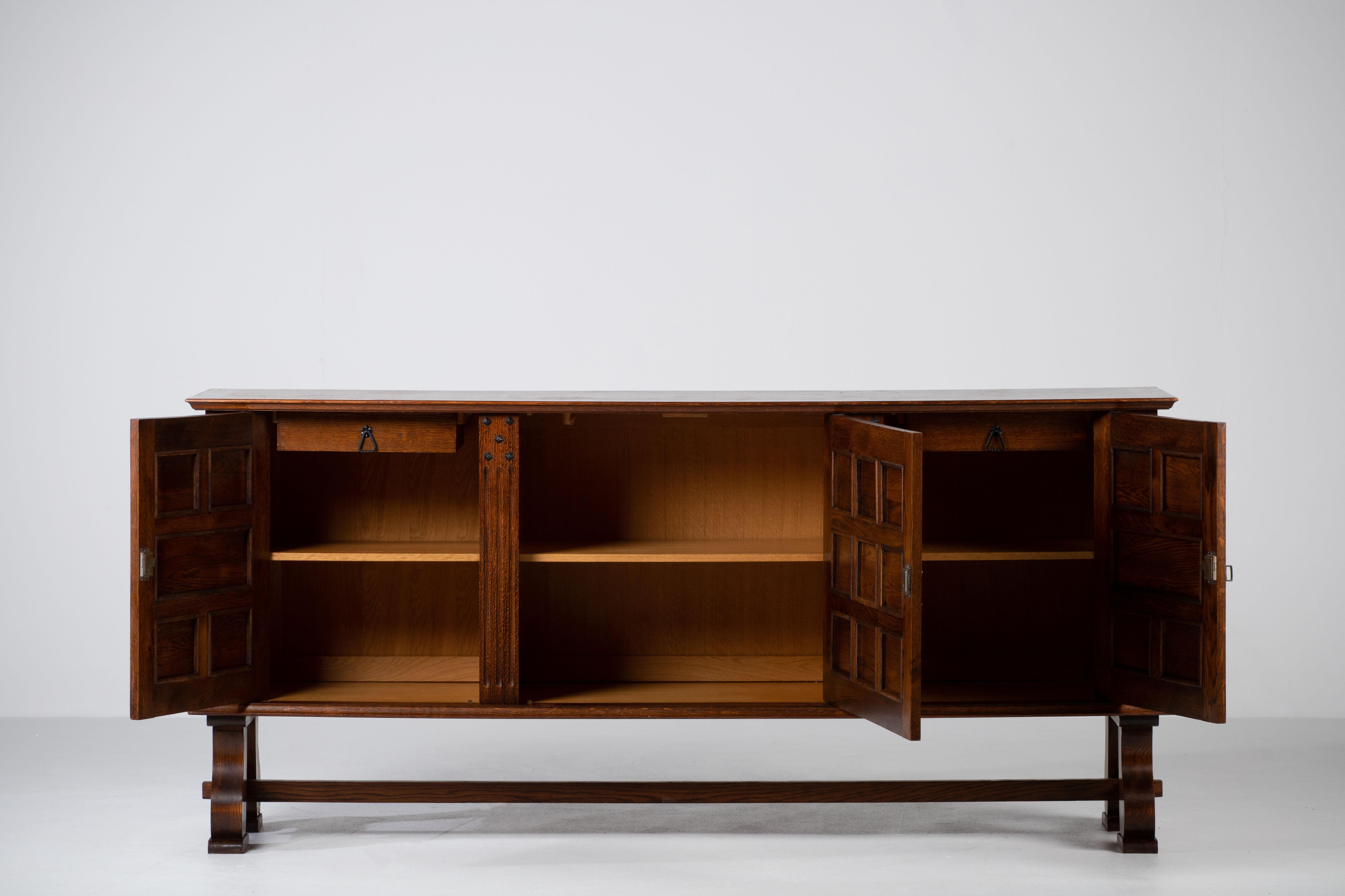 French Alpine Chalet Chic Sideboard, France, 1960
