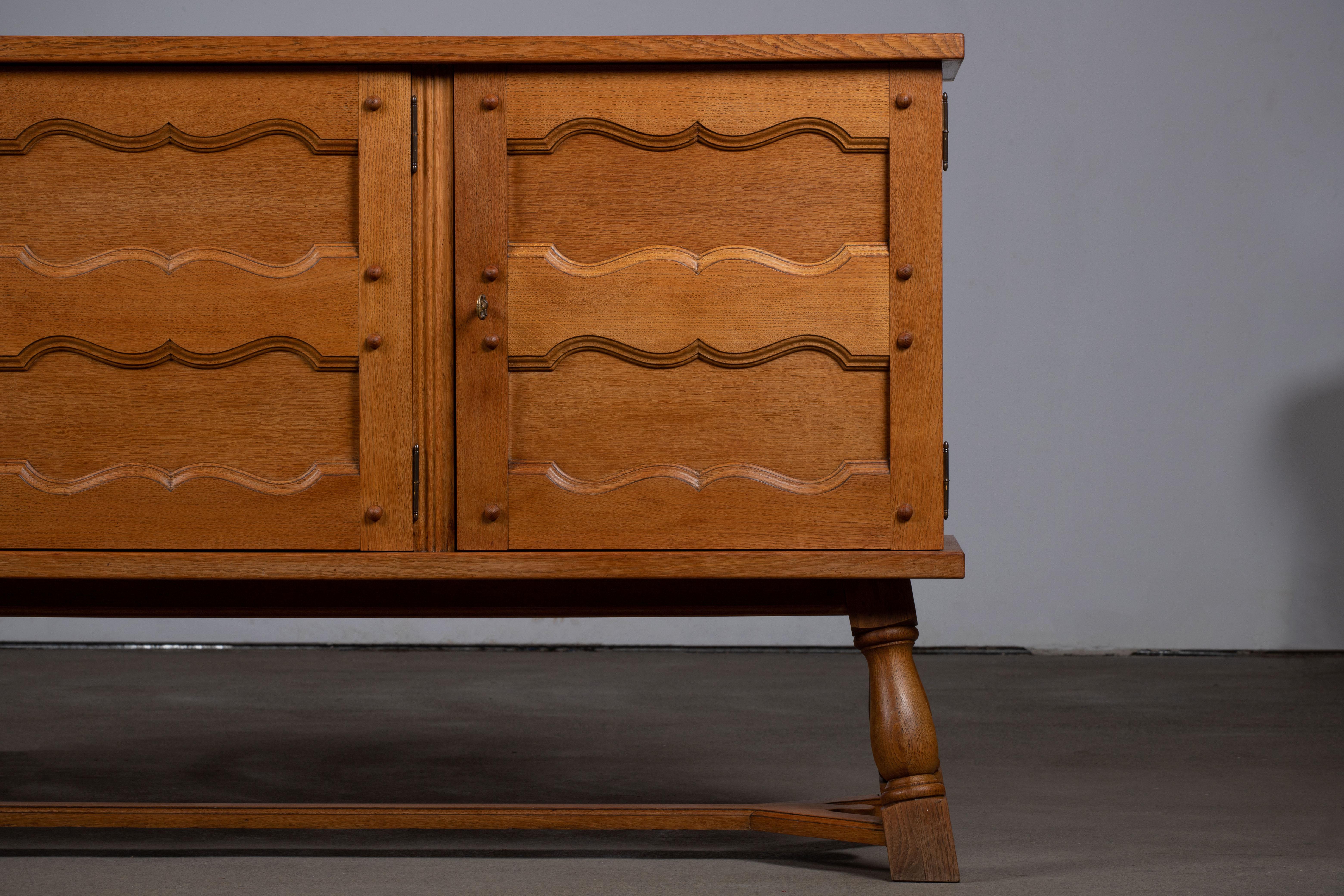 20th Century Alpine Chalet Chic Sideboard, France, 1960