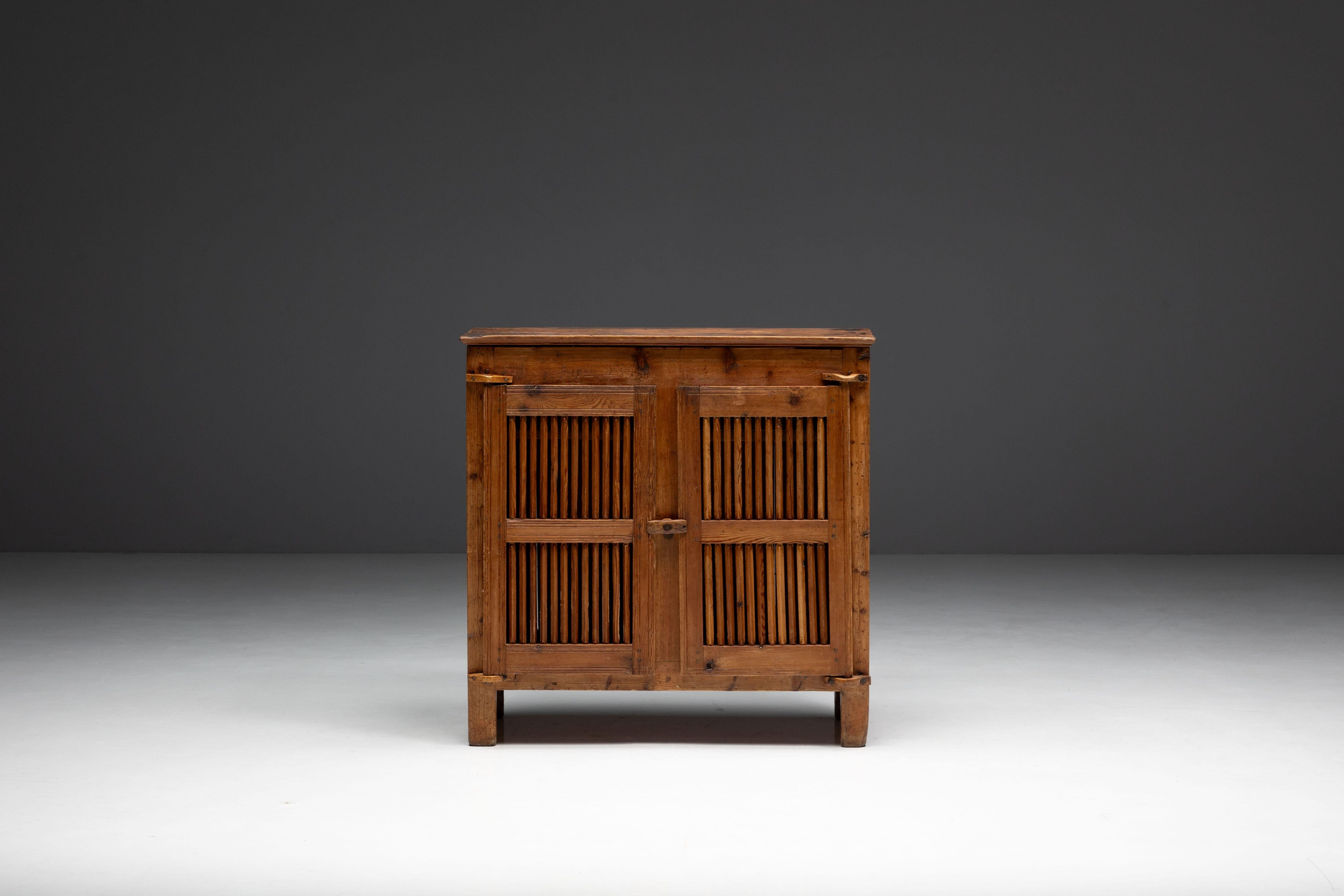 Alpine Cheese Drying Cabinet or Tommière, France, 19th Century For Sale 3