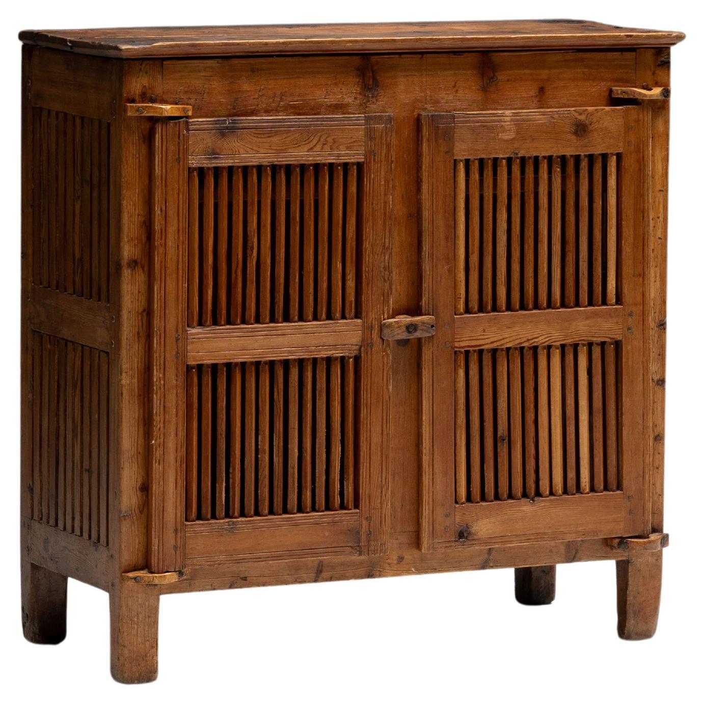 Alpine Cheese Drying Cabinet or Tommière, France, 19th Century For Sale