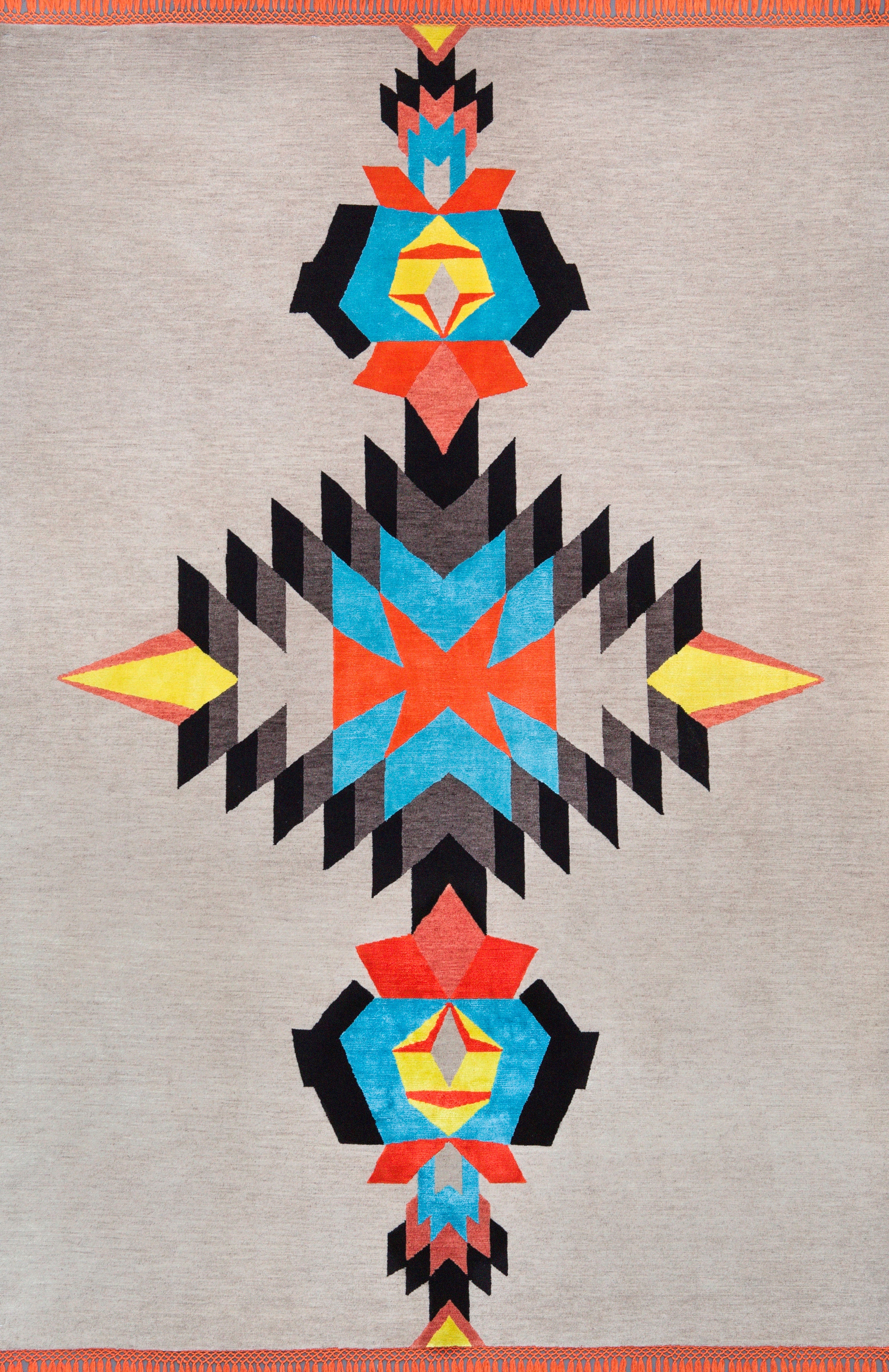 ALPINE DANCEFLOOR by JEFF AIRD ~ Hand Knotted Floor Fashion by Irish Designer For Sale