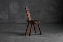 Sedia di arte popolare alpina, Francia, XIX secolo