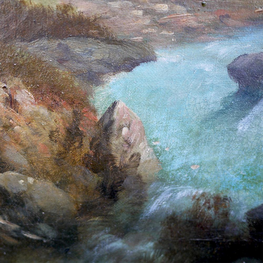 Alpine Landscape, B. Gresse, 19th Century For Sale 6