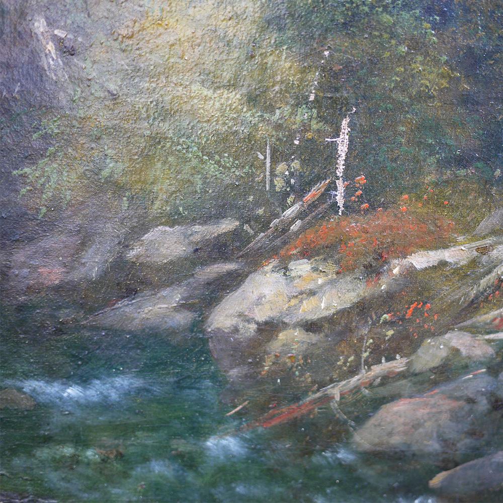Alpine Landscape, B. Gresse, 19th Century For Sale 2