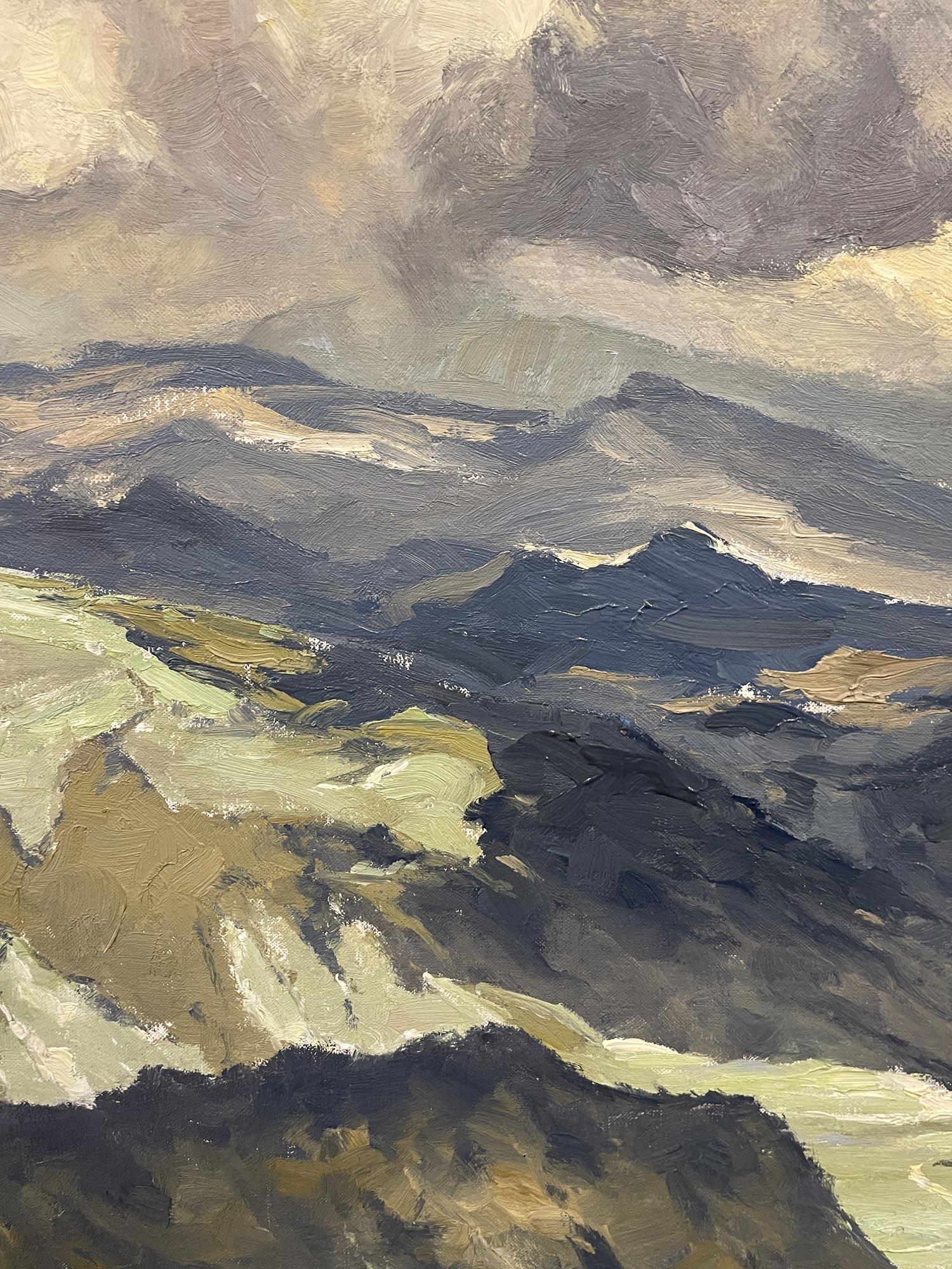Alpine Landschaft, Öl auf Leinwand von Georg Grauvogl, 1940 im Angebot 3