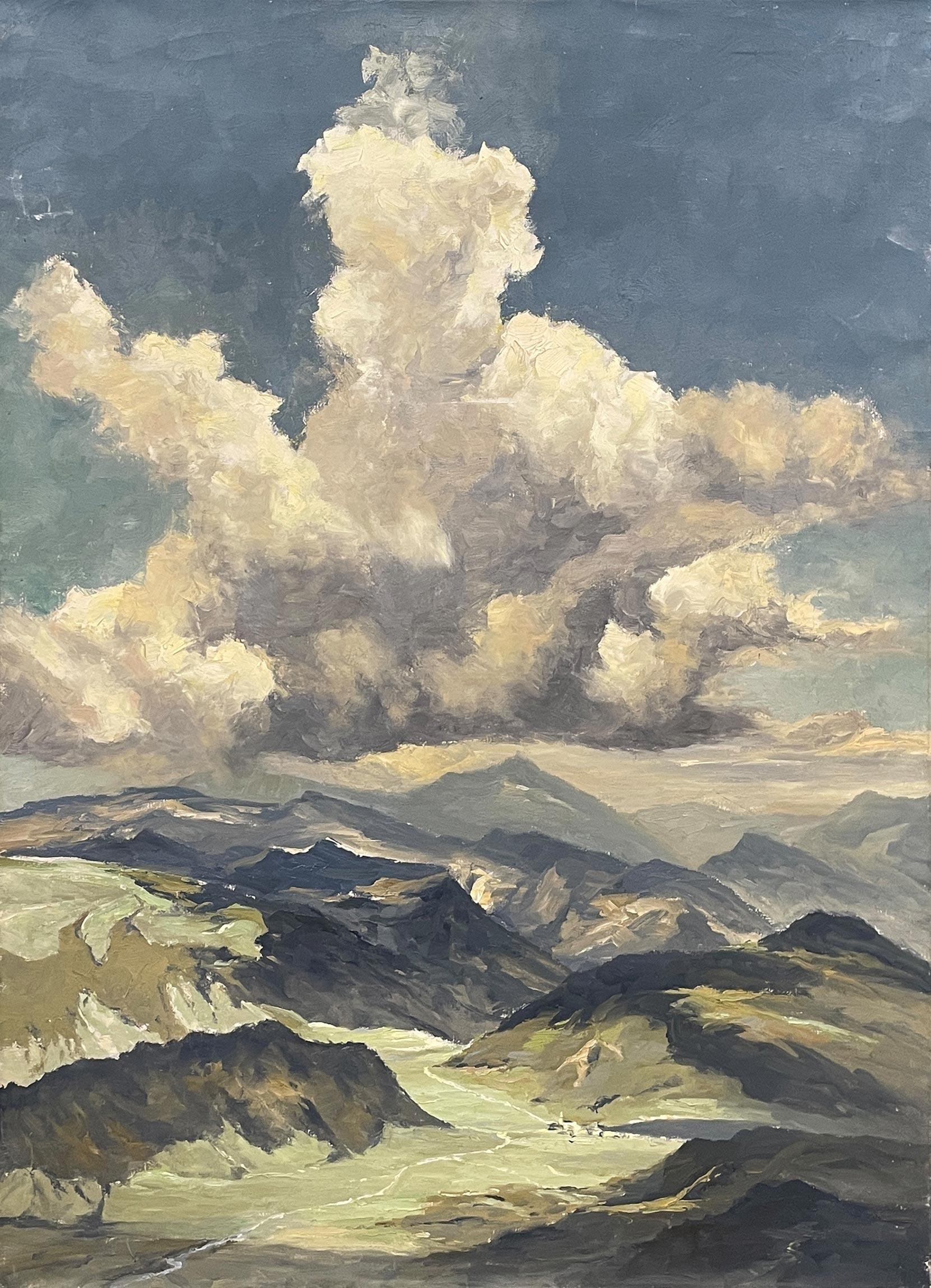 Alpine Landschaft, Öl auf Leinwand von Georg Grauvogl, 1940 (Sonstiges) im Angebot