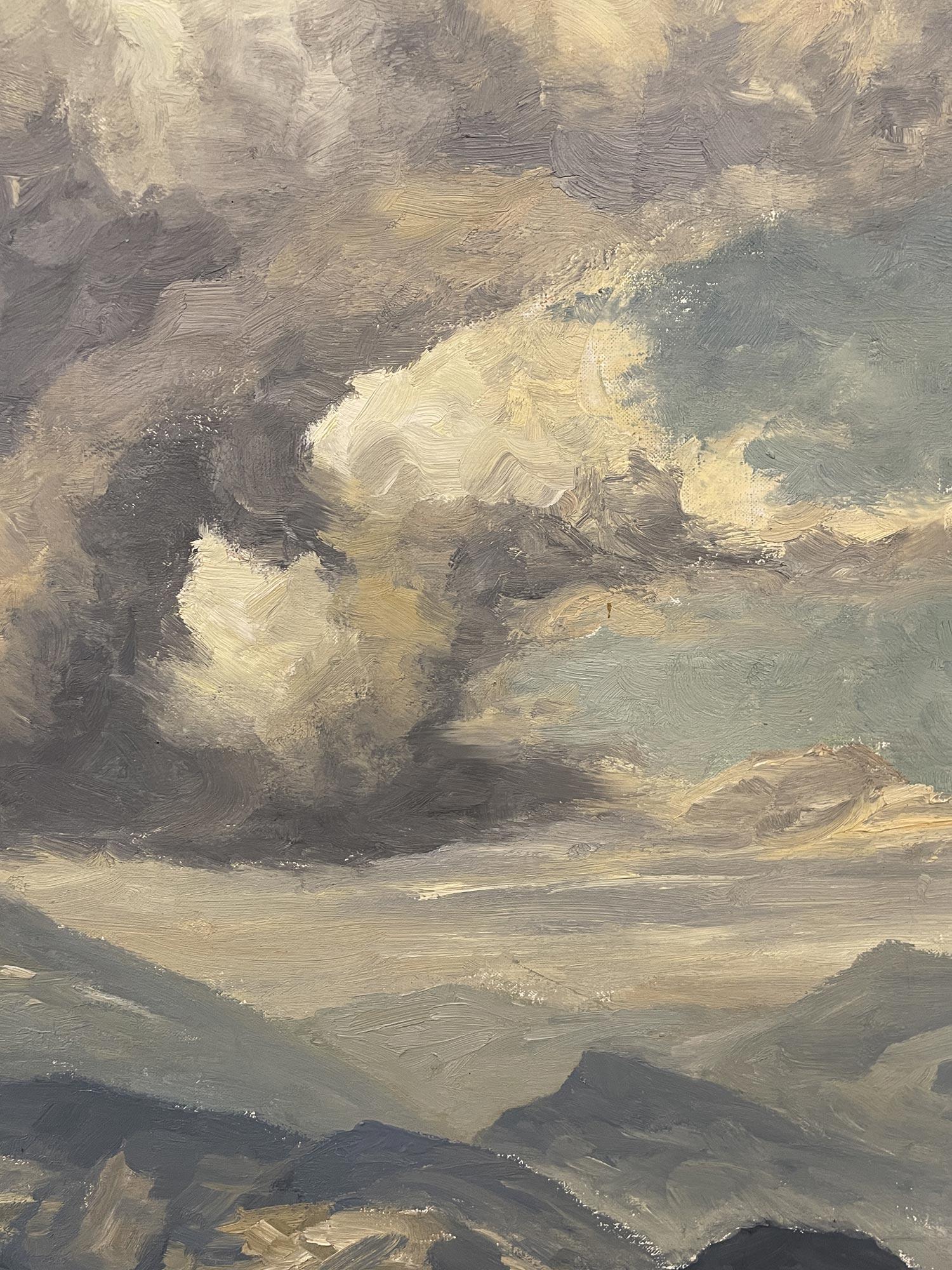 Alpine Landschaft, Öl auf Leinwand von Georg Grauvogl, 1940 (Mitte des 20. Jahrhunderts) im Angebot