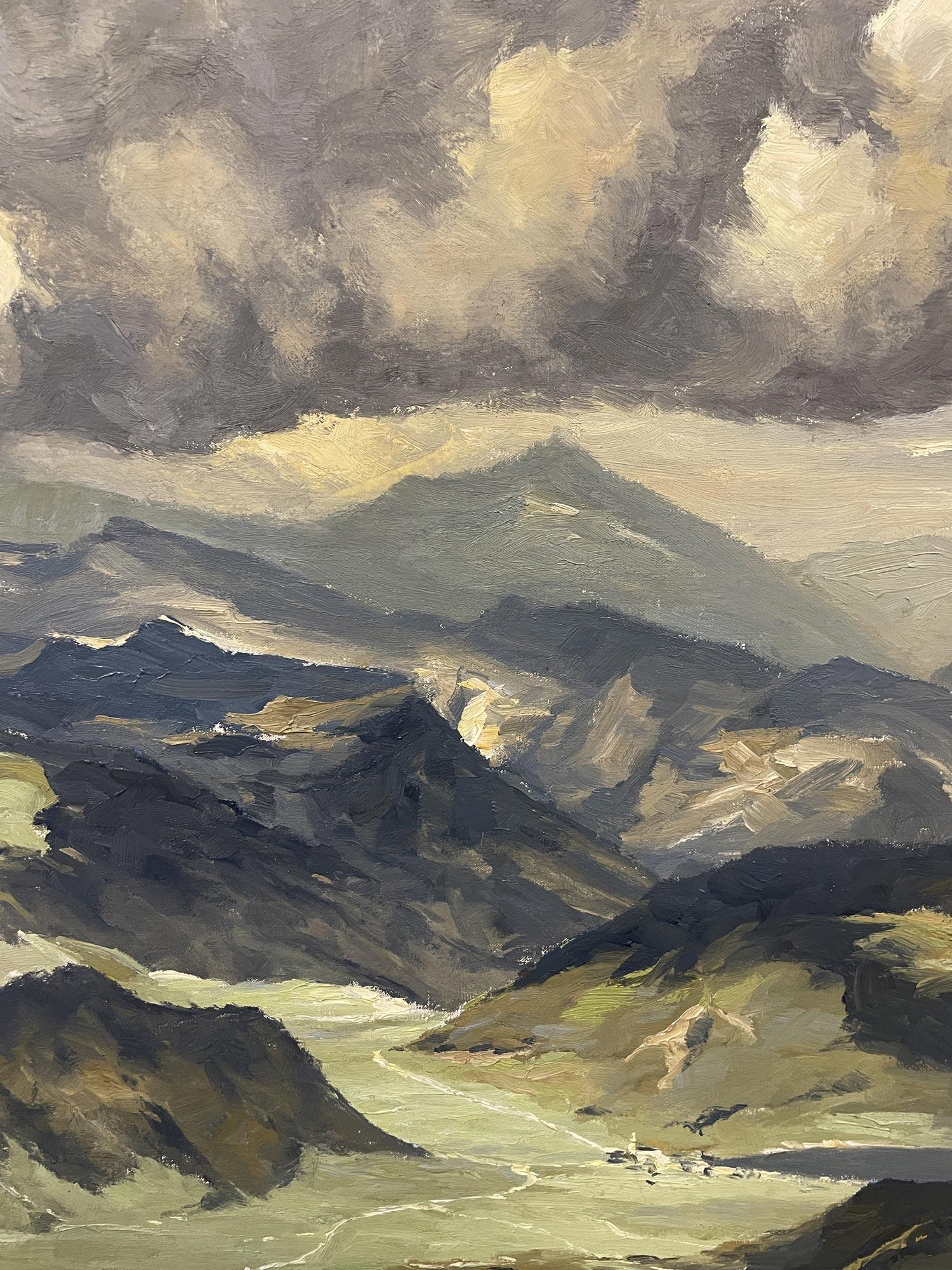 Alpine Landschaft, Öl auf Leinwand von Georg Grauvogl, 1940 im Angebot 1