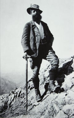Alpine Ski Photograph, 'Bavarian Guide' Taken from Original 1930s Photograph