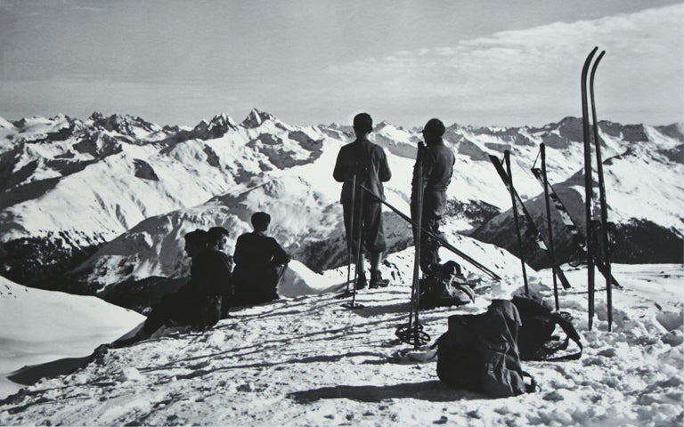 Alpine Ski Photograph 'DAVOS, PARSENN' Taken from 1930s Original For ...