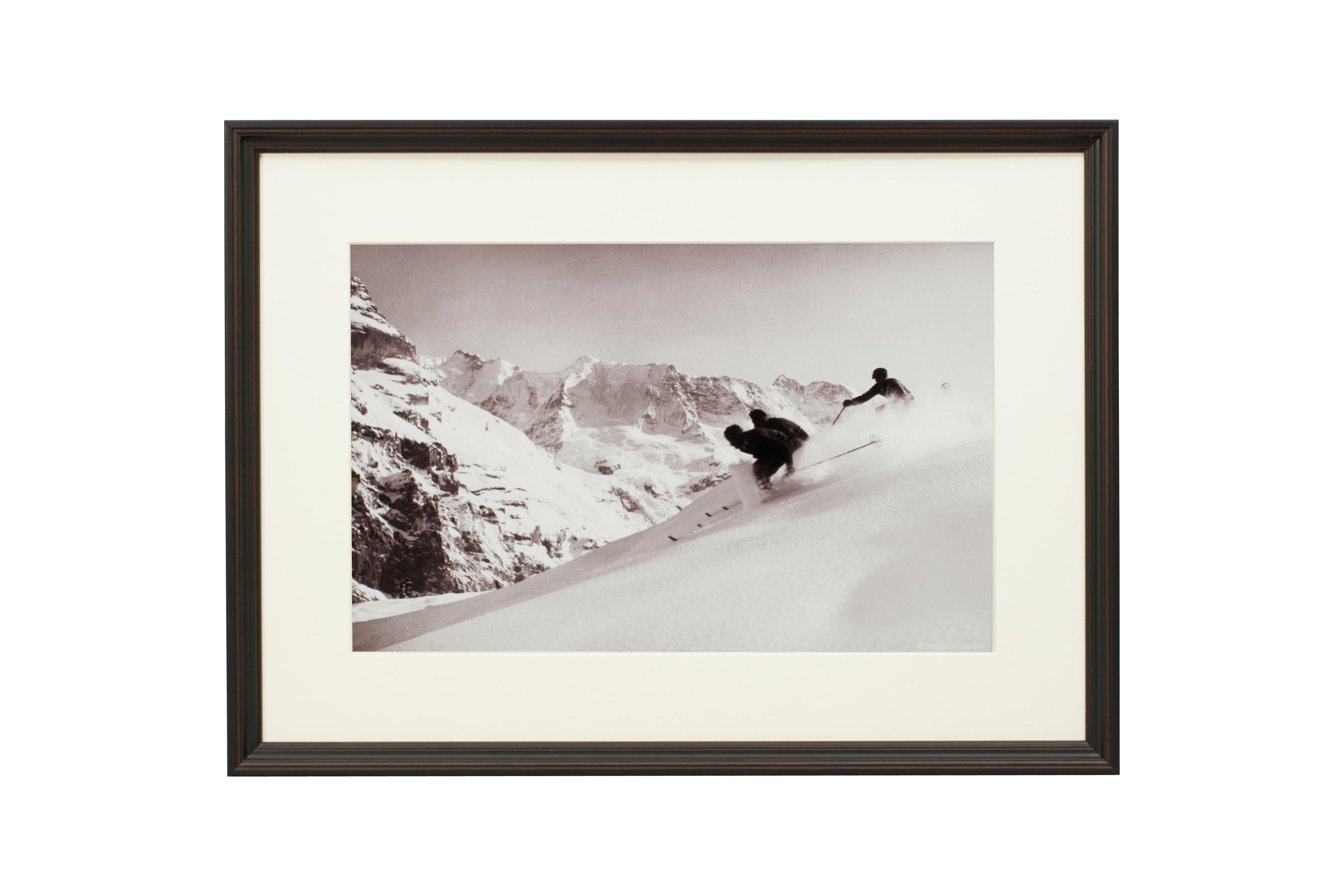 Alpine Ski Photograph, 'SCHUSS' For Sale 1