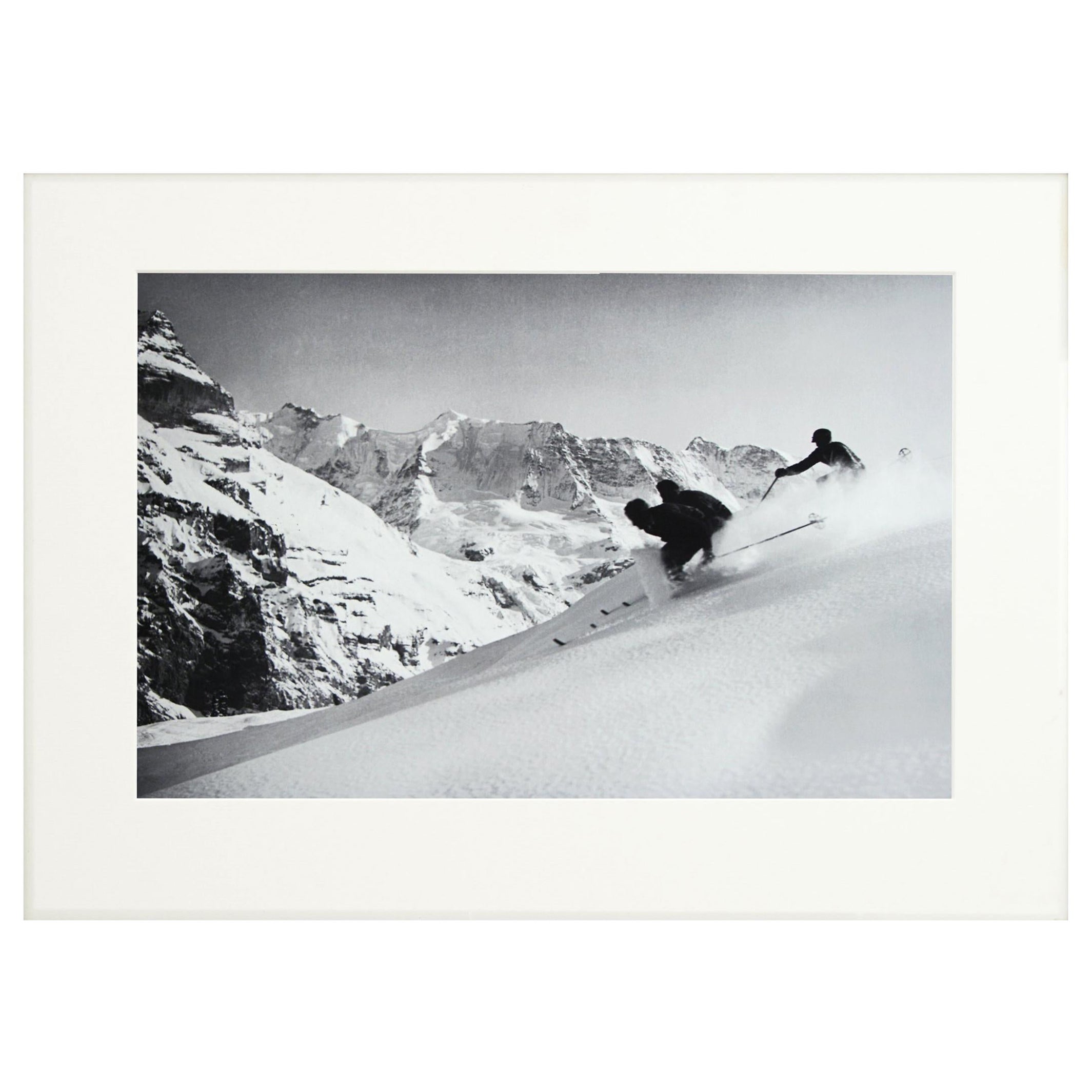 Alpine Ski Photograph, 'SCHUSS'