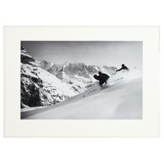 Alpine Ski Photograph, 'SCHUSS'