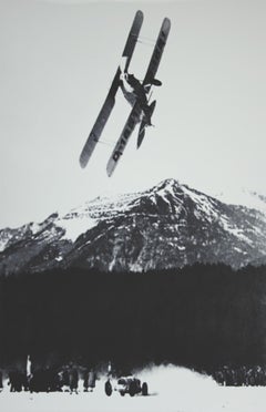 Fotografia di sci alpino, 'The Race' tratta da una fotografia originale degli anni '30