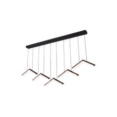 ALPINE V Geometric Modern LED Linear Chandelier Light Fixture