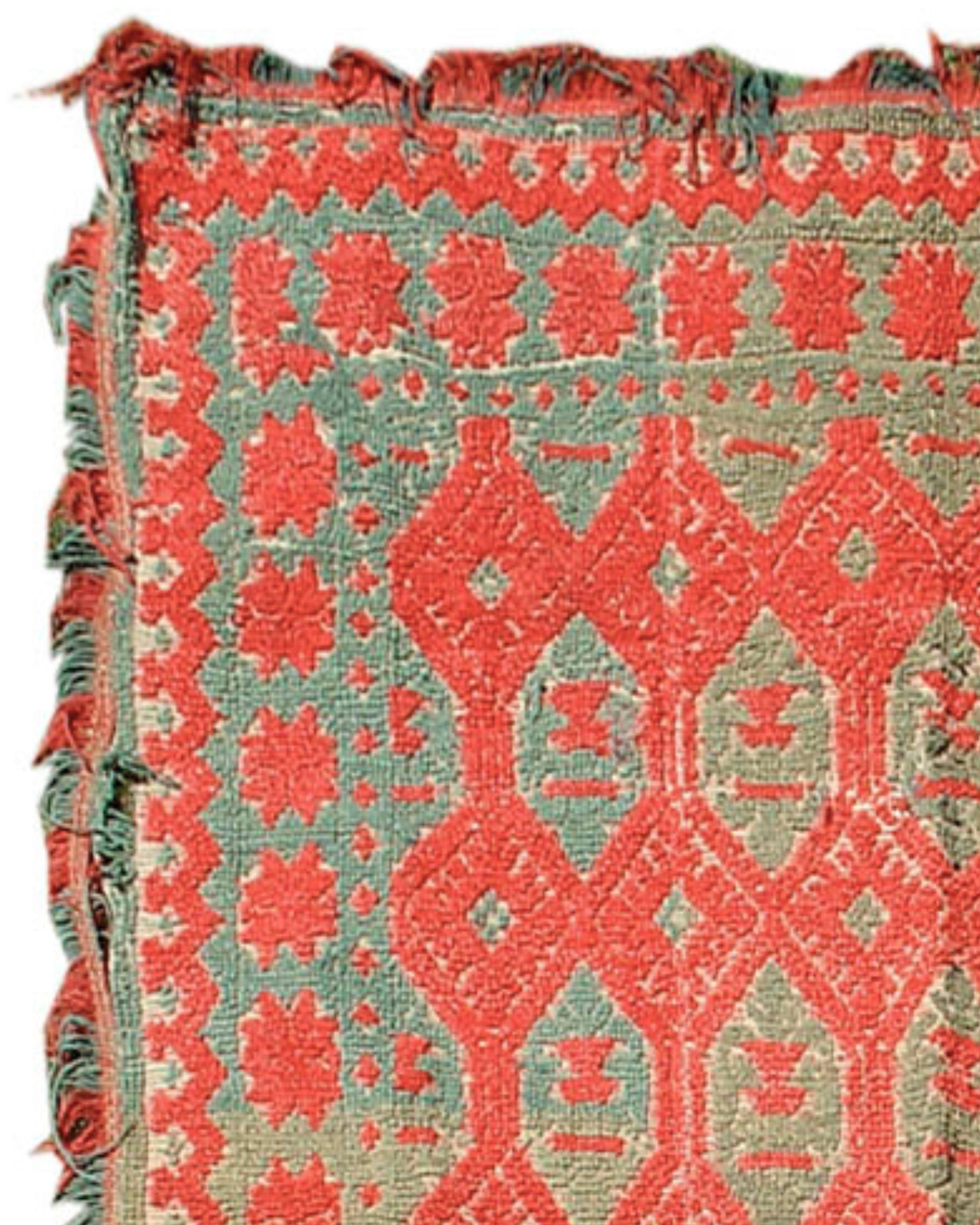 Antiker spanischer Alpujara-Teppich, 19. Jahrhundert (Spanisch) im Angebot