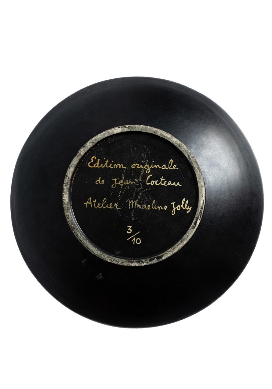 Français Collection Alriz : A Jean Cocteau  Assiette Chevalier de Malte en vente