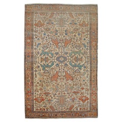A Large Tribal 19th Century Heriz dining room rug