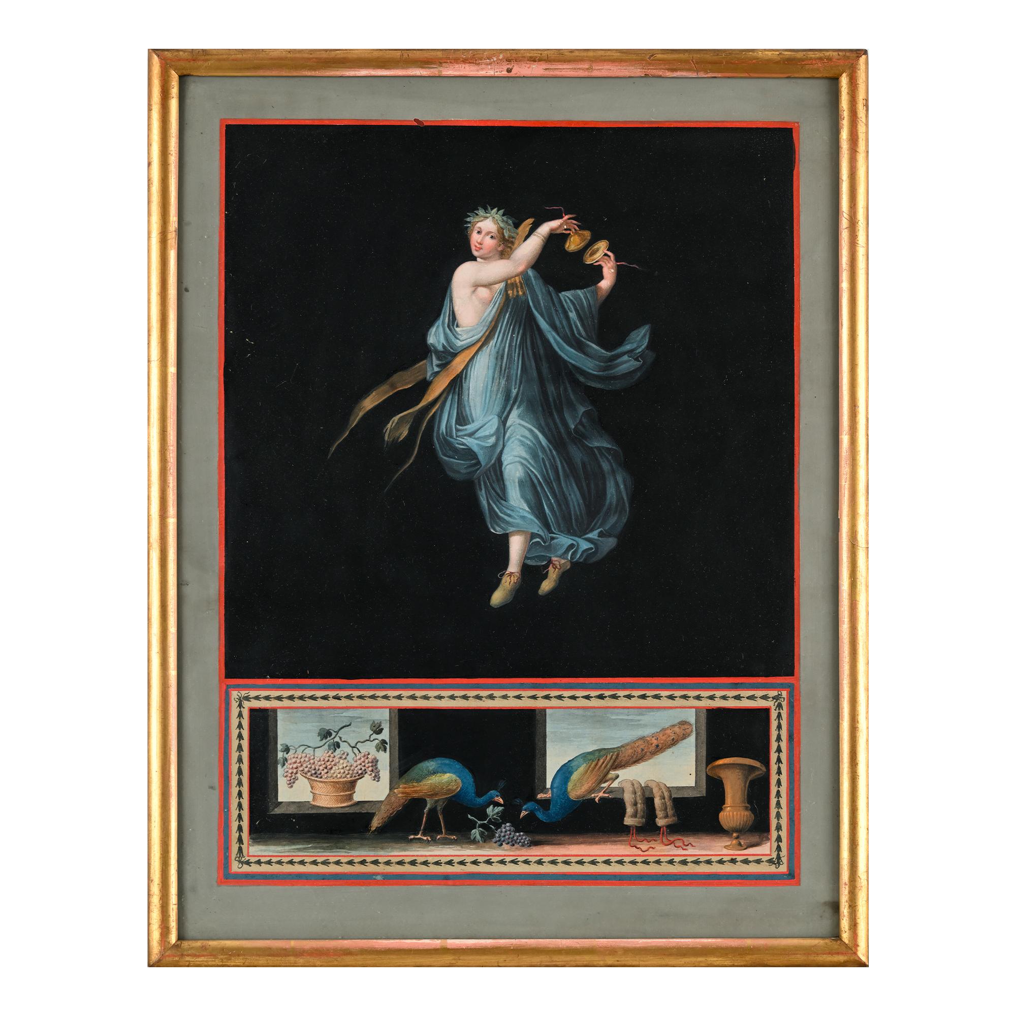 Italian A series of 12 18th century drawings by Michelangelo Maestri For Sale