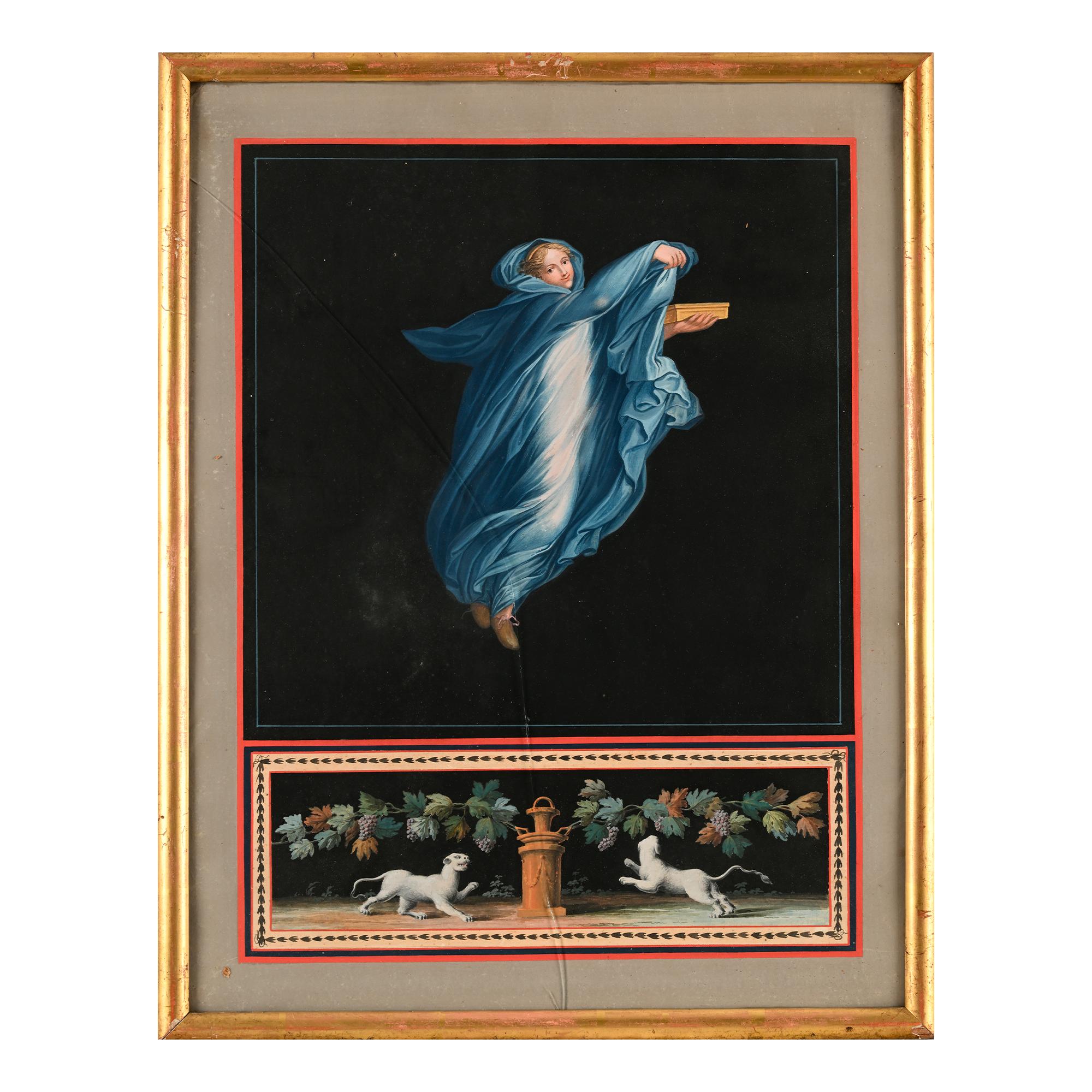 A series of 12 18th century drawings by Michelangelo Maestri In Good Condition For Sale In Harrington Park, NJ