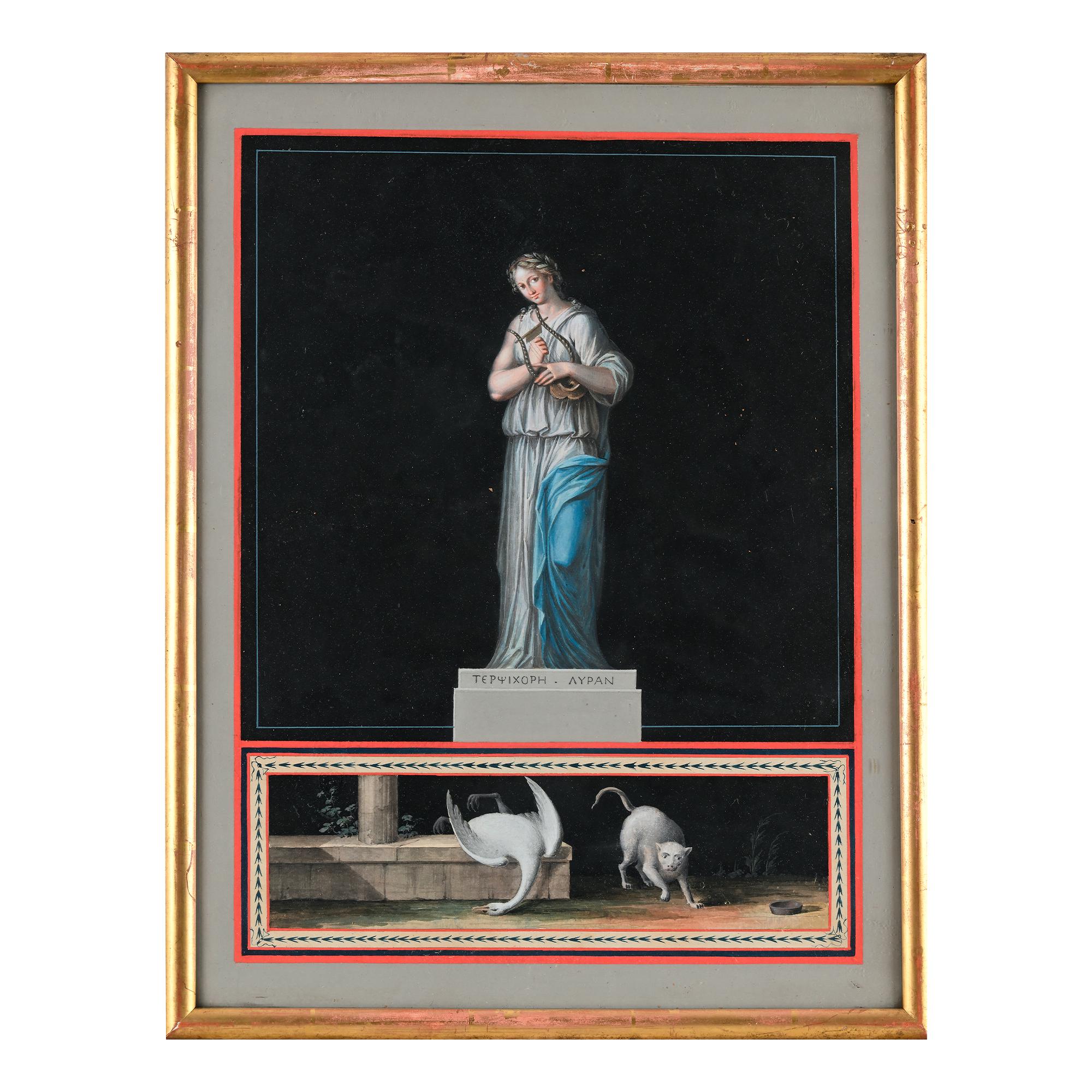 18th Century A series of 12 18th century drawings by Michelangelo Maestri For Sale