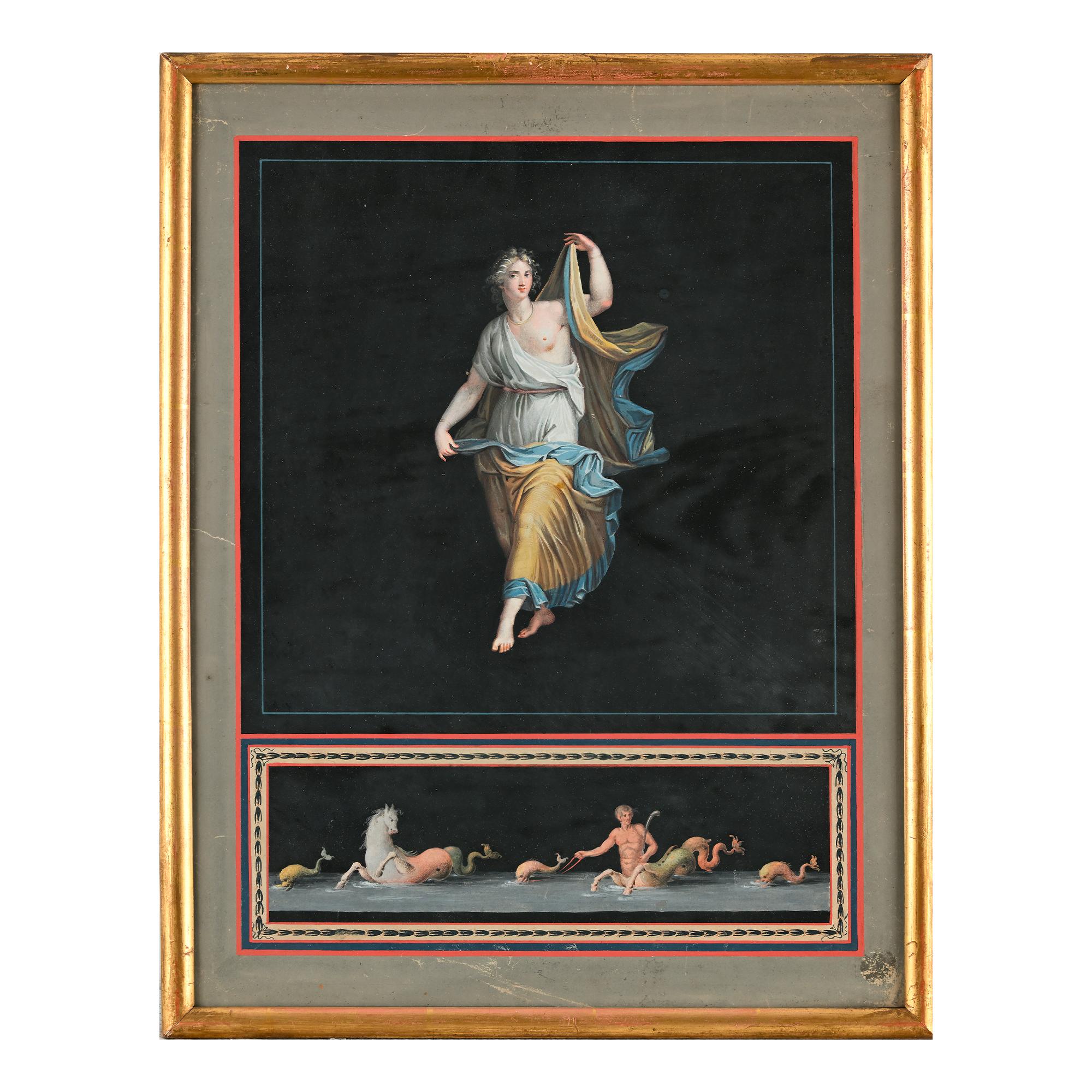 A series of 12 18th century drawings by Michelangelo Maestri For Sale 2
