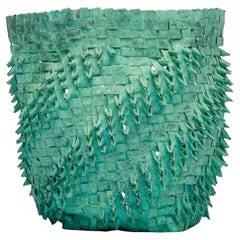 Collezione Alriz: Un mestiere americano tessuto da Colleen Carlson  Vaso di rame c.1989