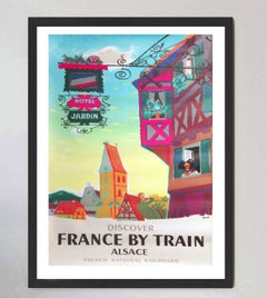Alsace - Discover France by Train Original Poster by Abel, 1956
