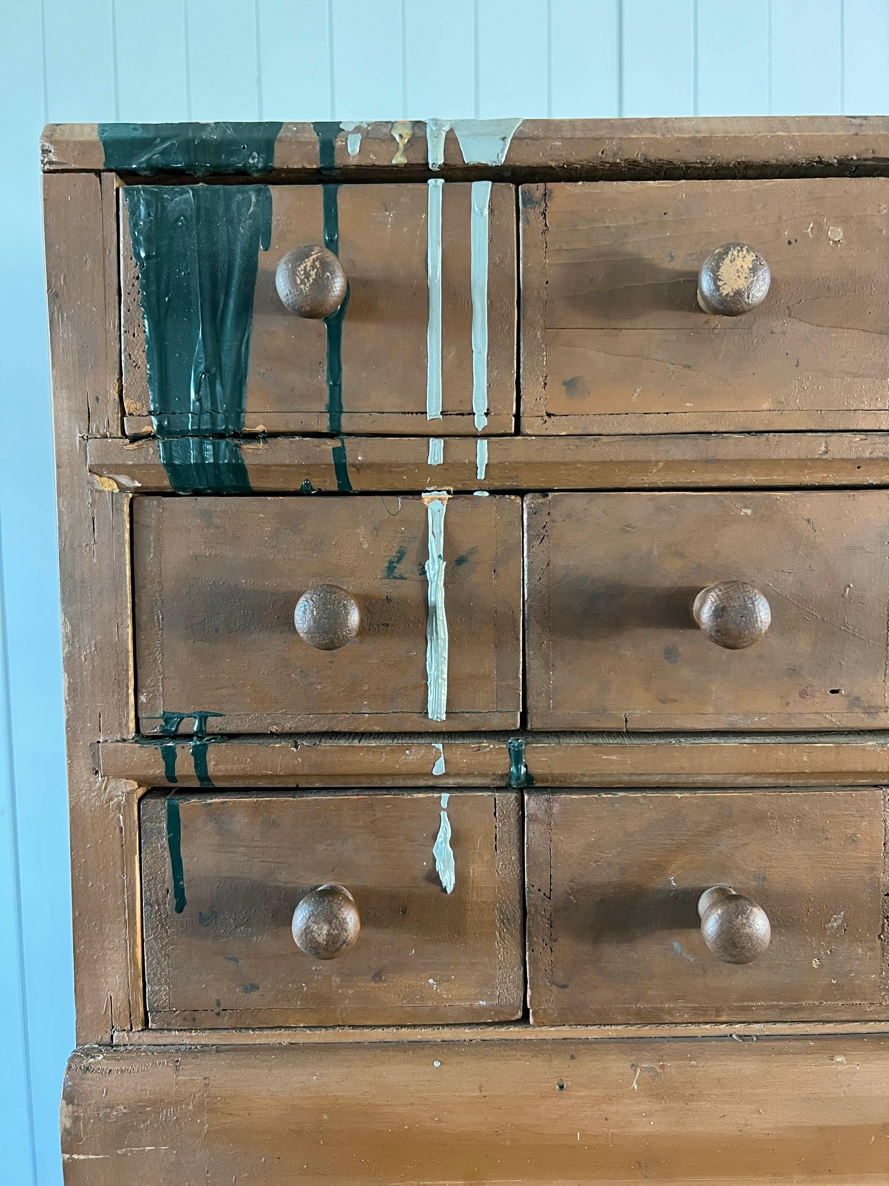 Alsace Industrial Cupboard with Drawers In Good Condition For Sale In Cirencester, GB