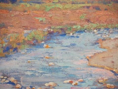 “Late Afternoon Mountain- San Antonio” Pastel Impressionist Texas Landscape