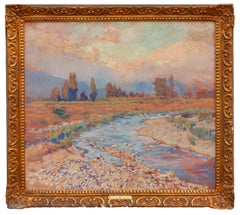 "Tarde de Montaña- San Antonio" Paisaje Impresionista de Texas al Pastel