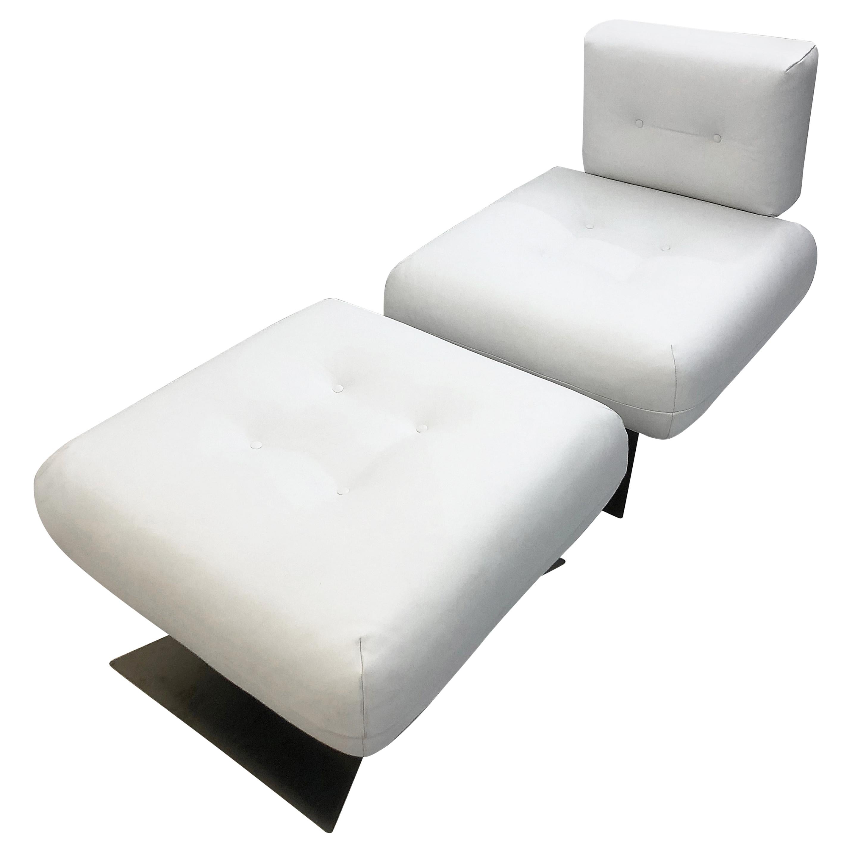 Alta Chair and Ottoman by Oscar Niemeyer