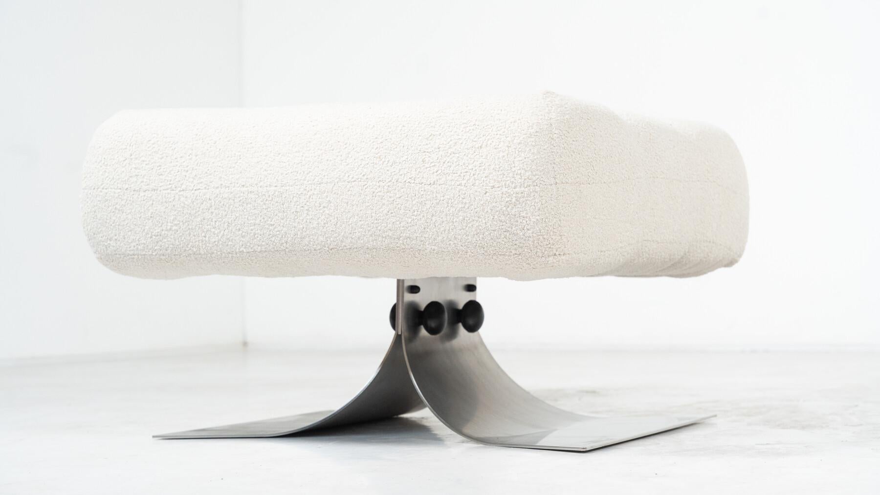 Loungesessel und Ottomane „Alta“ von Oscar Niemeyer für Mobilier International im Zustand „Gut“ in Brussels, BE