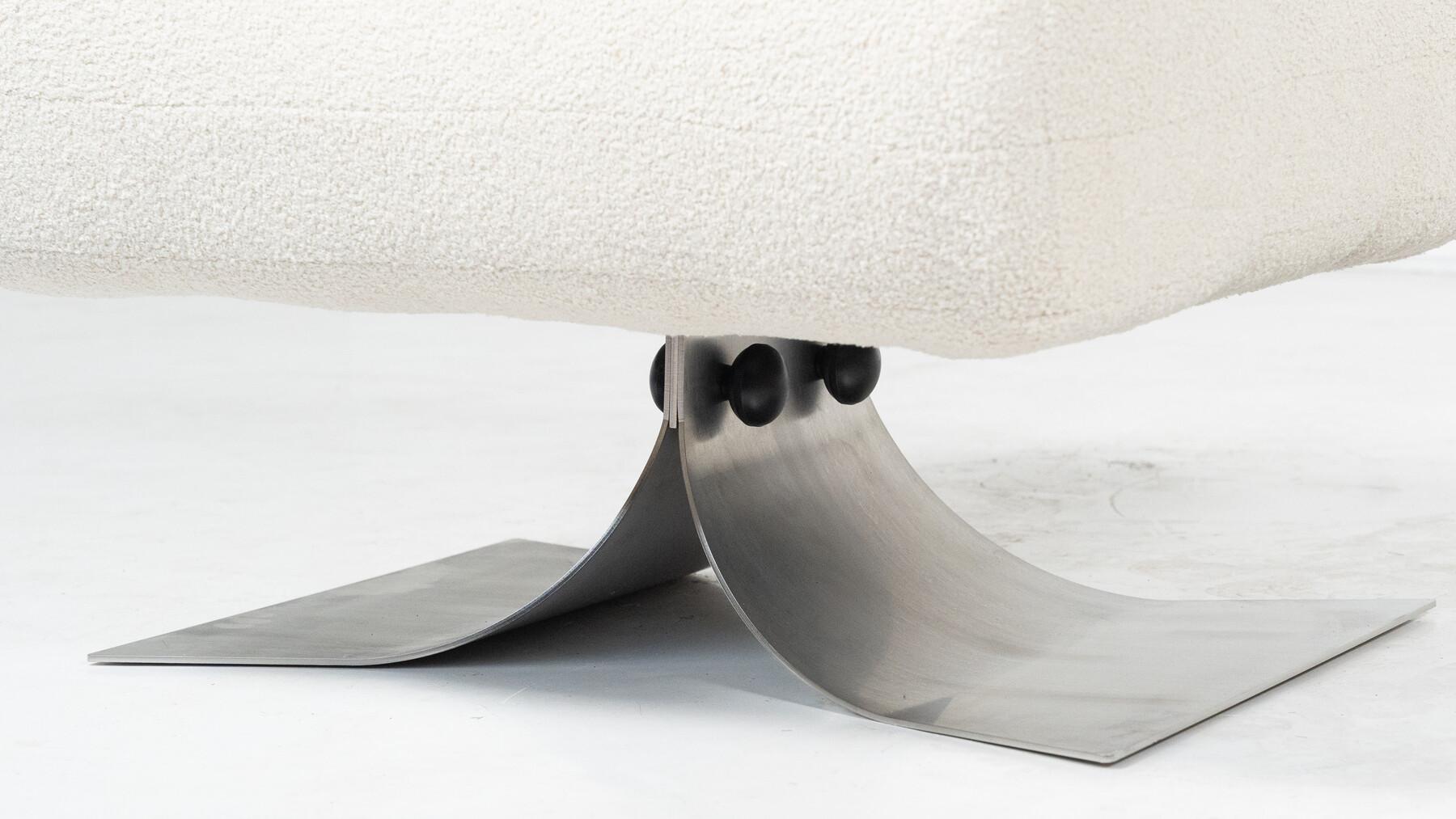 Loungesessel und Ottomane „Alta“ von Oscar Niemeyer für Mobilier International (20. Jahrhundert)